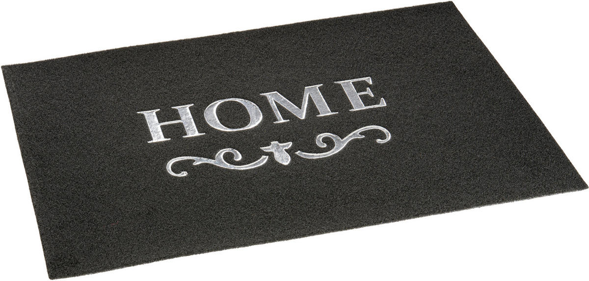 Andiamo Fußmatte Sparkle silber B/L: ca. 40x60 cm Sparkle - silber (40,00/60,00cm) - Andiamo
