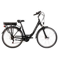 Hollandia City E-Bike E-Active KS198E 28 Zoll Rahmenhöhe 50 cm 6 Gänge schwarz schwarz ca. 250 W ca. 36 V ca. 28 Zoll E-Active - schwarz - Hollandia
