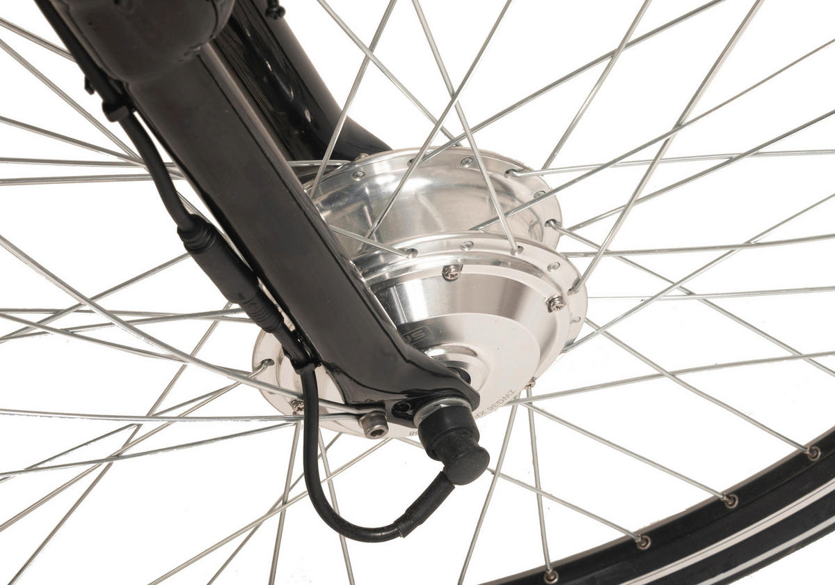 Hollandia City E-Bike Lido 334E 28 Zoll Rahmenhöhe 49 cm 8 Gänge schwarz schwarz ca. 250 W ca. 36 V ca. 28 Zoll Lido - schwarz - Hollandia