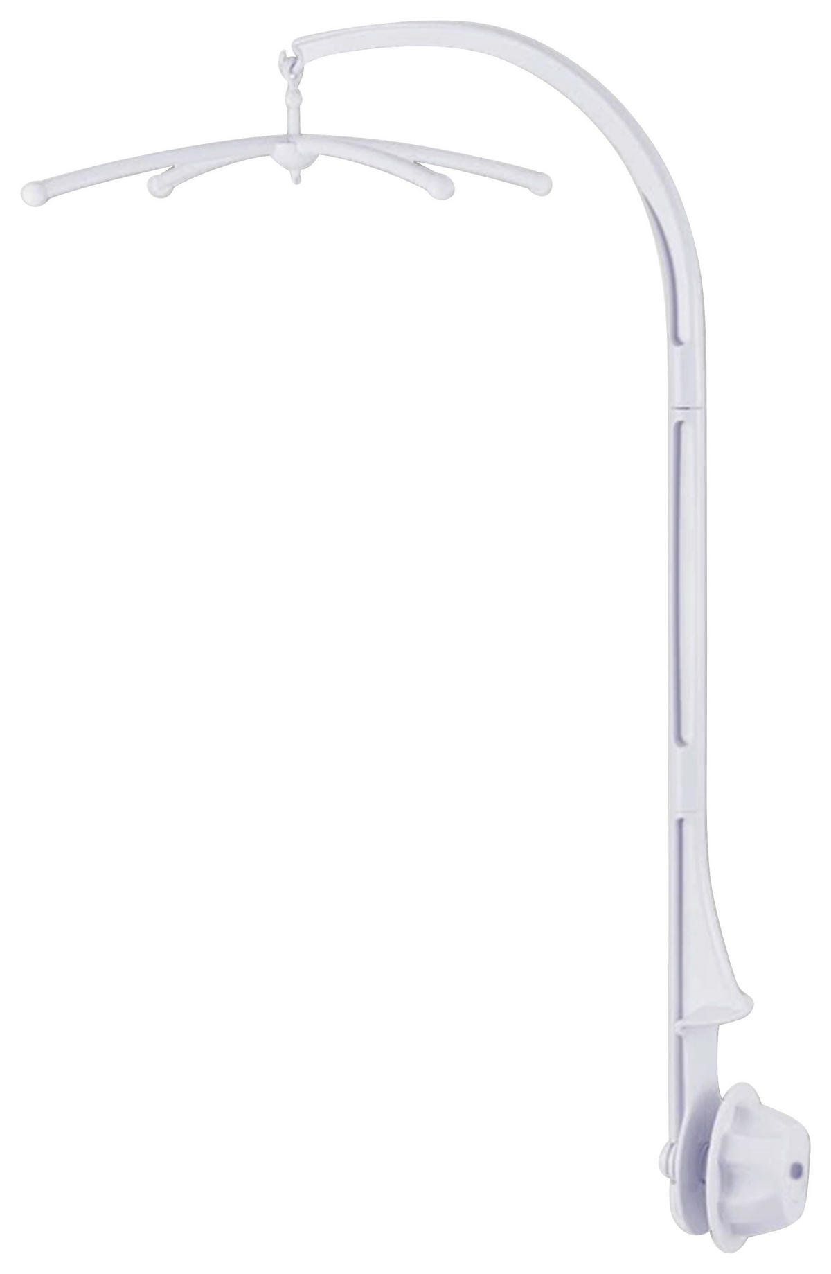 Niermann Mobilehalter zum Schrauben B/H/L: ca. 11x6x35 cm zum Schrauben - weiß (35,00/11,00/6,00cm) - Niermann