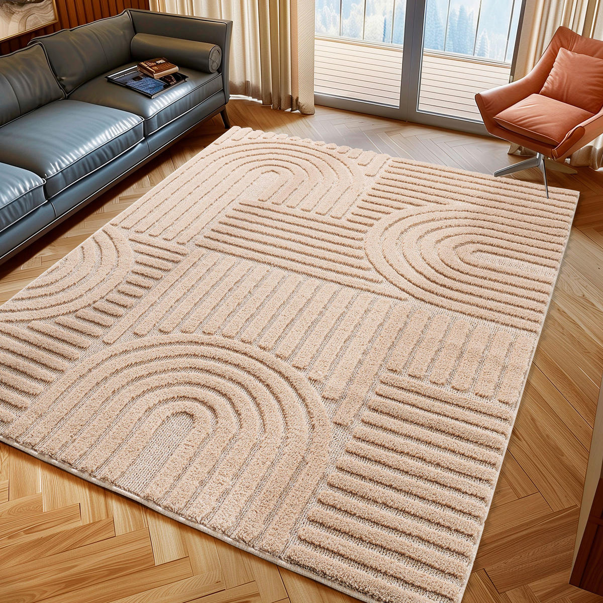 Ayyildiz Teppich ART rosa B/L: ca. 280x370 cm ART - rosa (280,00/370,00cm) - Ayyildiz