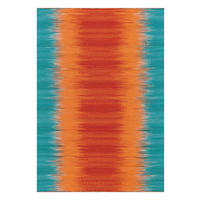 Arte Espina Outdoorteppich Sunset 8070 blau B/L: ca. 90x160 cm Sunset 8070 - blau/orange (90,00/160,00cm) - Arte Espina