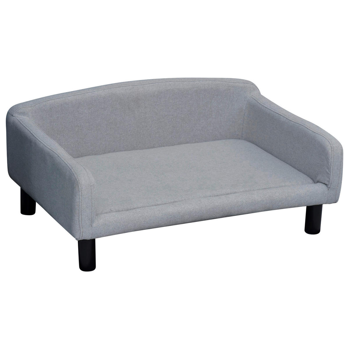 PawHut Hundesofa hellgrau Polyester B/H/L: ca. 82x36x54 cm Hundesofa - hellgrau (54,00/82,00/36,00cm) - PawHut