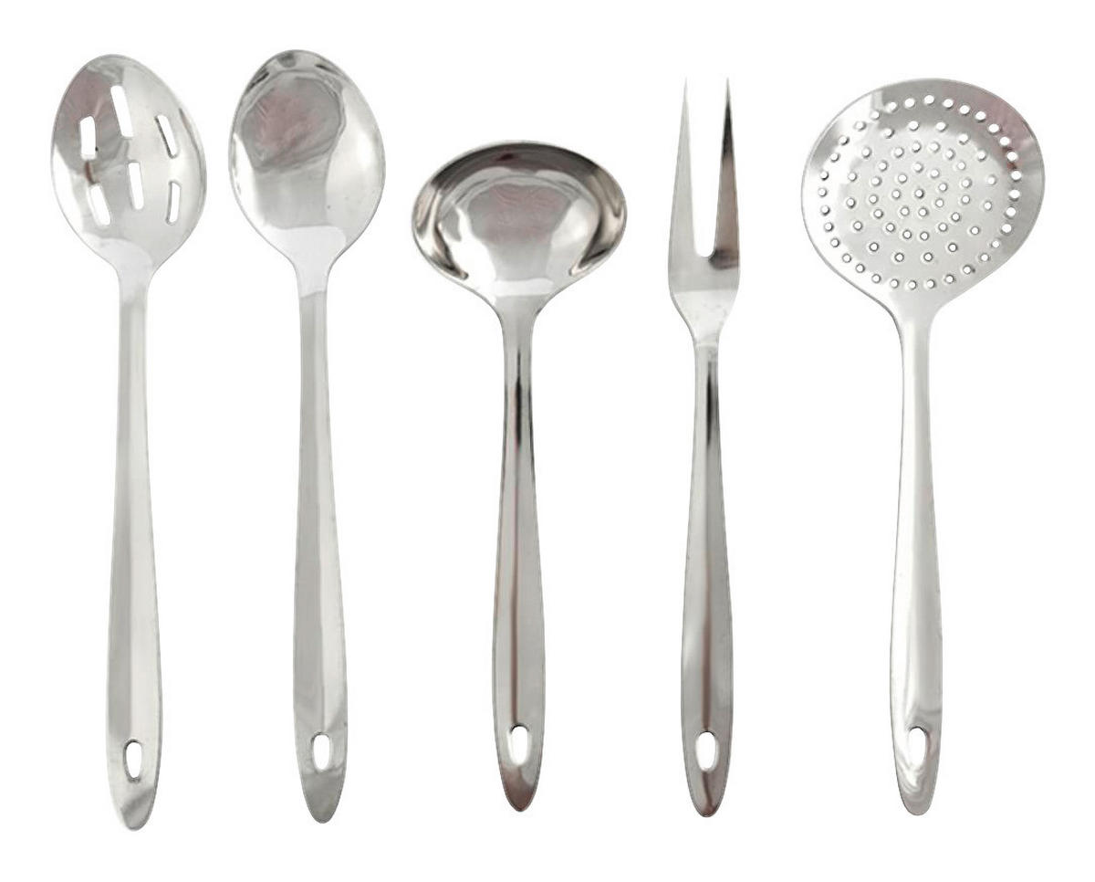 Küchenhelferset silber Edelstahl Küchenhelferset_6tlg. - silber