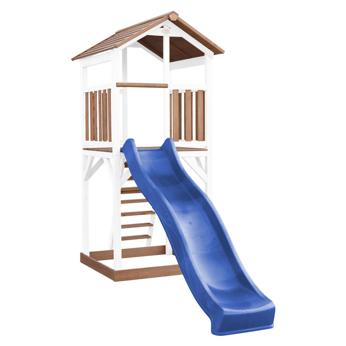 AXI Spielturm Beach Tower braun B/H/L: ca. 111x242x349 cm Beach Tower - braun/blau (349,00/111,00/242,00cm) - AXI