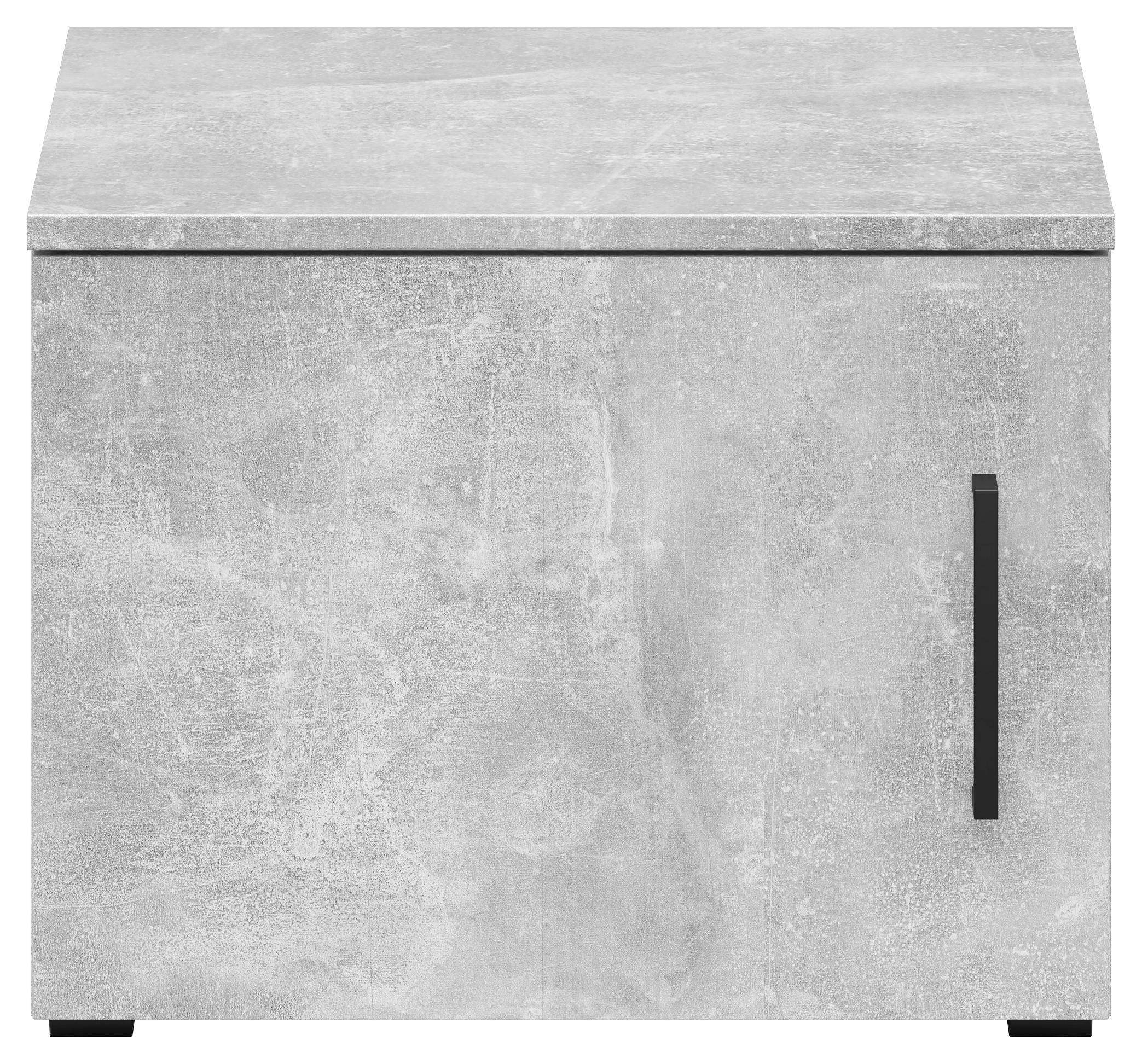 Aufsatz Multi-Stauraum Typ 10 Beton Optik B/H/T: ca. 45x35x40 cm