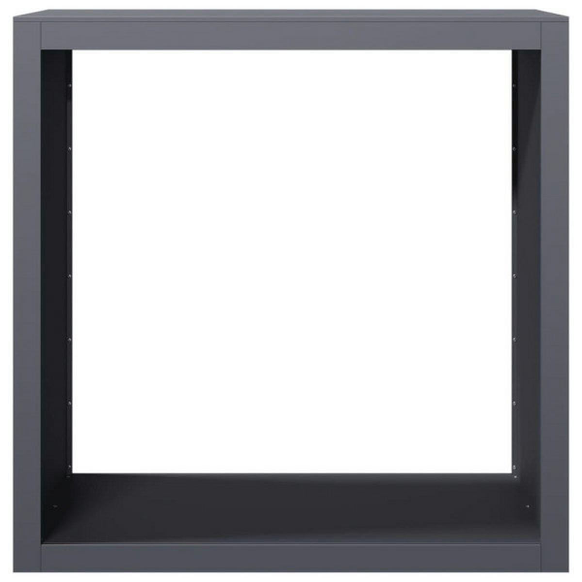 VidaXL Brennholzregal anthrazit B/H/L: ca. 40x100x100 cm Brennholzregal - anthrazit (100,00/40,00/100,00cm) - VidaXL