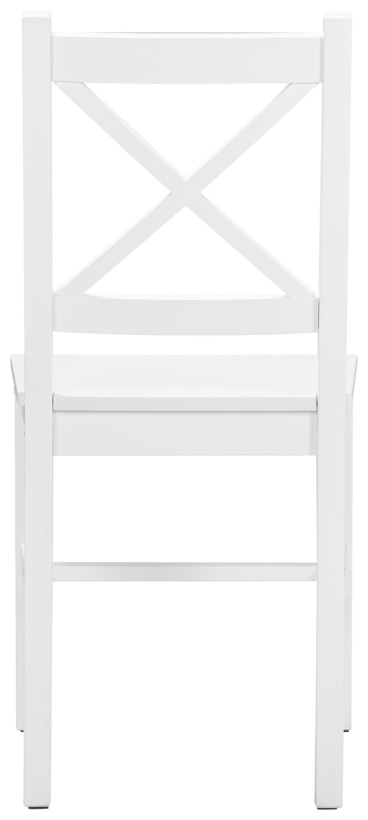 Stuhl Harry weiß Holz B/H/T: ca. 43x86x41 cm Harry - weiß (43,00/86,00/41,00cm)