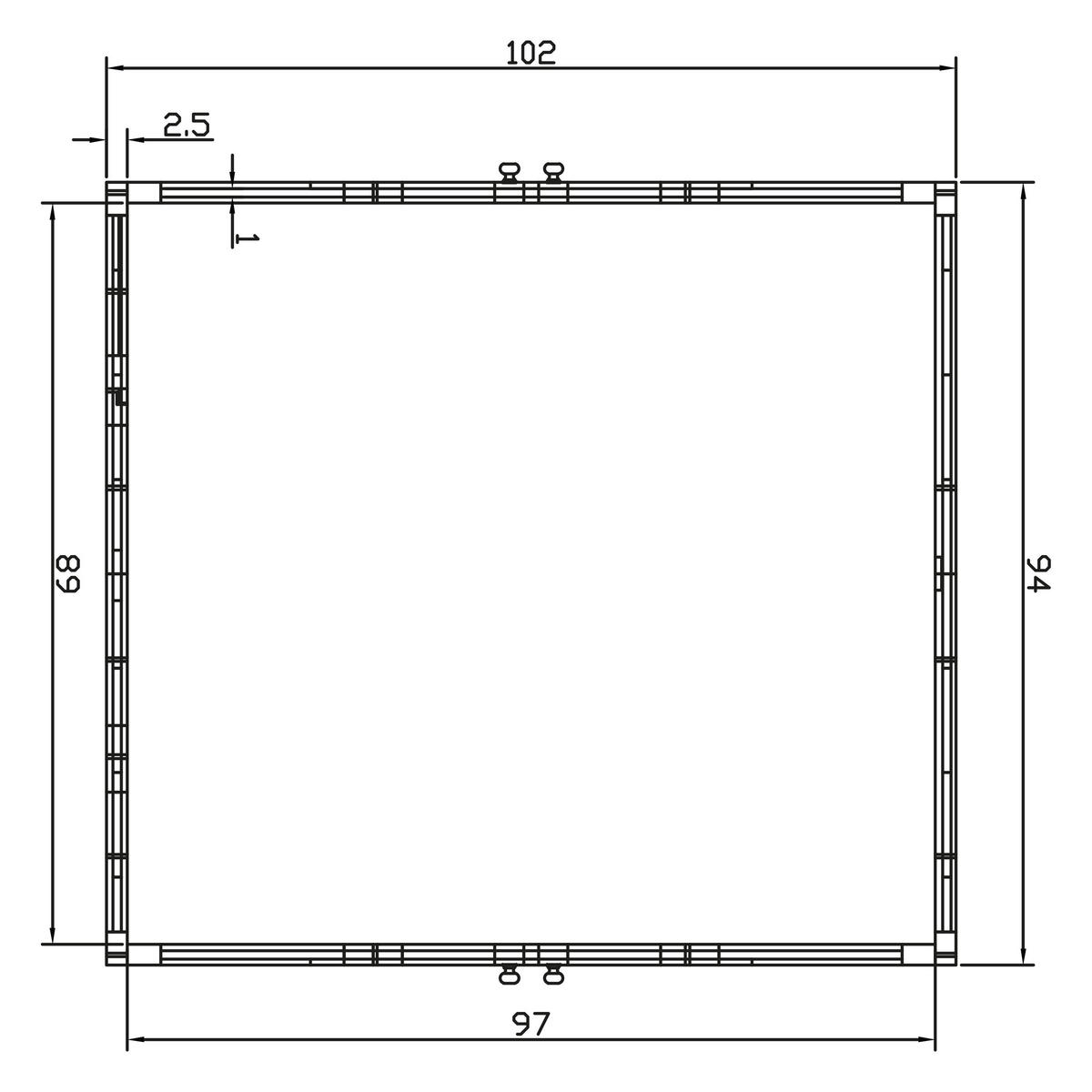 AXI Spielhaus Lodge blau B/H/T: ca. 111x133x135 cm Lodge - blau/weiß (111,00/133,00/135,00cm) - AXI