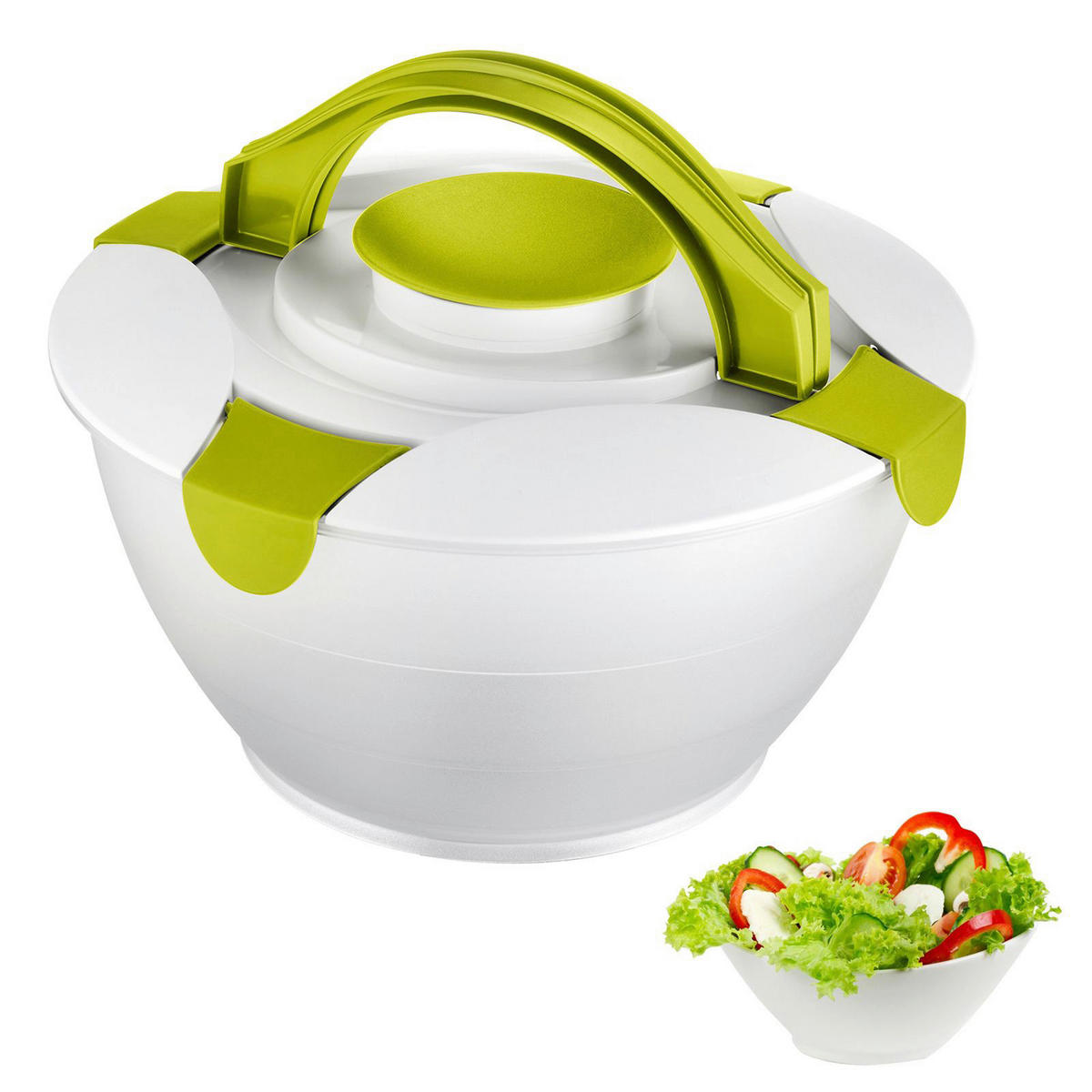 Westmark Salatbutler Praktika weiß Kunststoff Praktika - weiß - Westmark