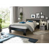 Futonbett Cannes schwarz Liegefläche B/L: ca. 120x200 cm Cannes - schwarz (125,00/71,00/204,00cm)