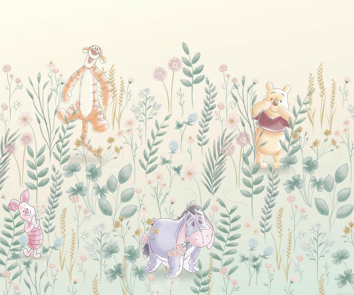 Komar Fototapete Winnie the Pooh Hide and Seek B/L: ca. 300x250 cm Winnie the Pooh Hide and Seek - (300,00/250,00cm) - Komar