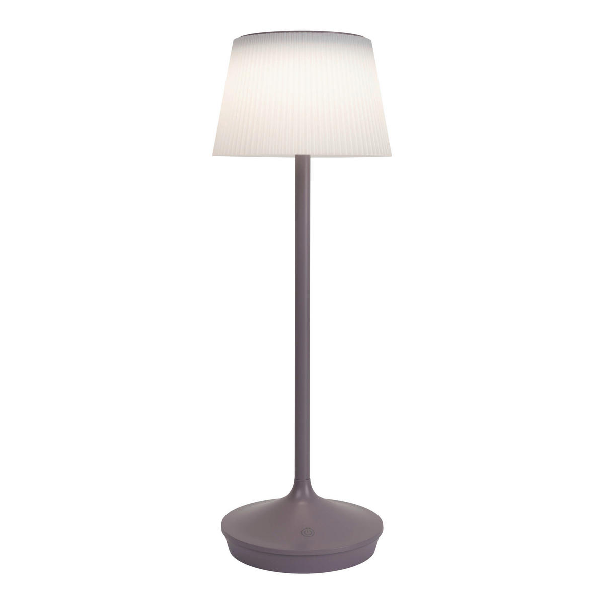 LED-Solar-Tischleuchte violett Kunststoff Metall B/H/T/D: ca. 13x38x13x13 cm EMMI - violett (13,00/38,00/13,00cm) - Näve Leuchten