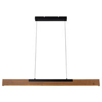 Näve Leuchten LED-Pendelleuchte braun Metall B/H/T: ca. 122,2x150x6 cm WILMA - braun (122,20/150,00/6,00cm) - Näve Leuchten