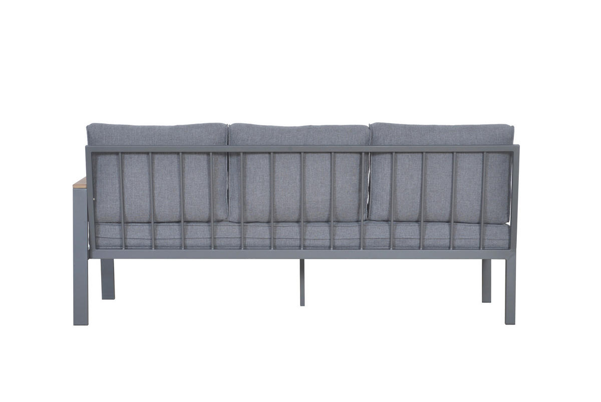 Loungeset grau Alu Loungeset_Rhodos_5tlg. - grau