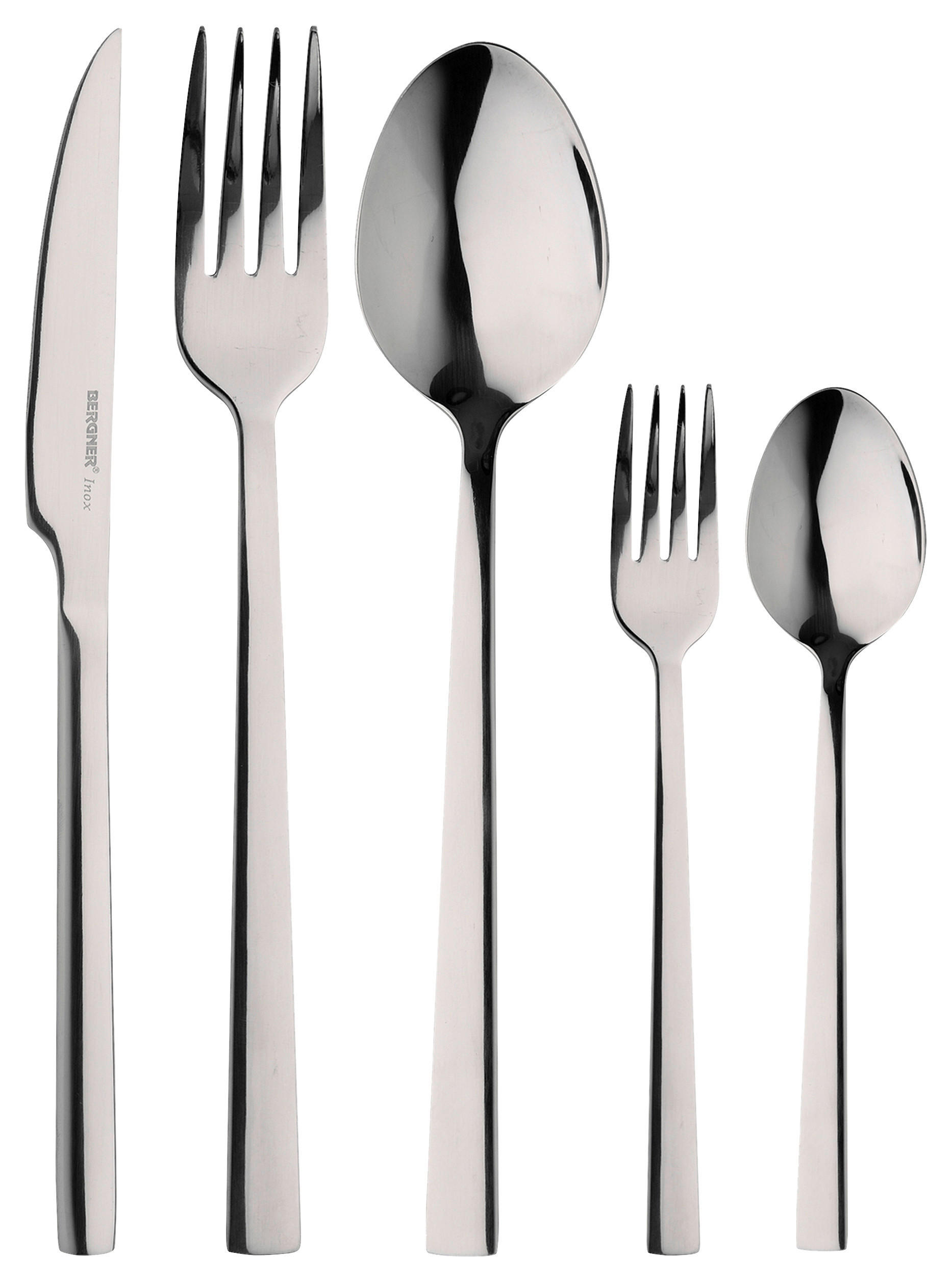 BERGNER Besteckset SOFIA silber Edelstahl 90 tlg. SOFIA - silber (40,50/5,20/27,30cm) - BERGNER
