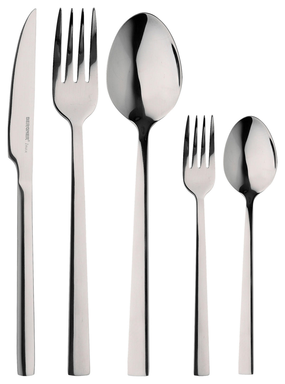 BERGNER Besteckset SOFIA silber Edelstahl 90 tlg. SOFIA - silber (40,50/5,20/27,30cm) - BERGNER