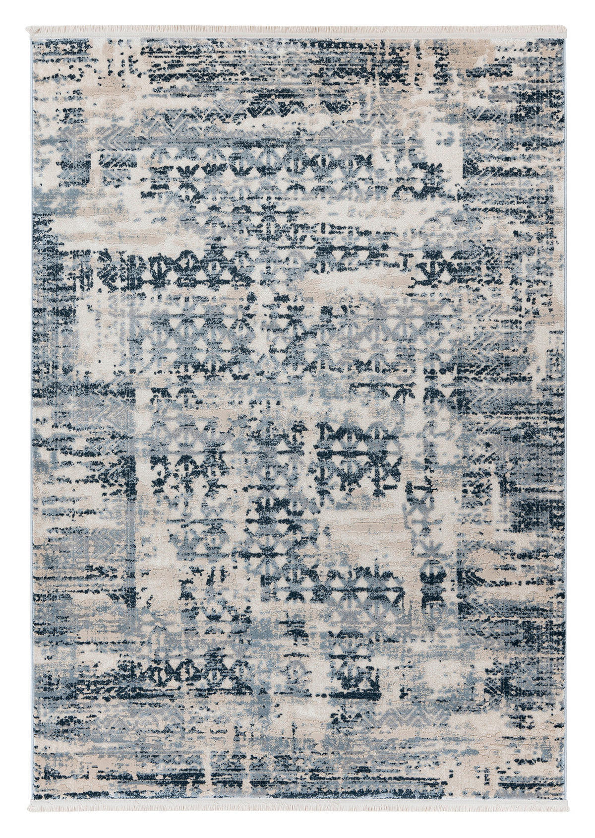 Kayoom Kurzflorteppich Adela 325 blau B/H/L: ca. 160x1,3x230 cm Adela 325 - blau (230,00/160,00/1,30cm) - Kayoom