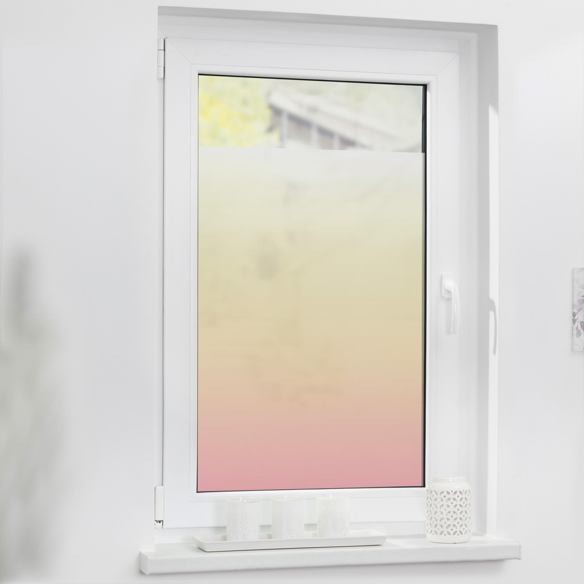 Lichtblick Fensterfolie Rosa B/l: Ca. 50x50 Cm Fensterfolie_ombre_rosa - rosa (50,00/50,00cm)