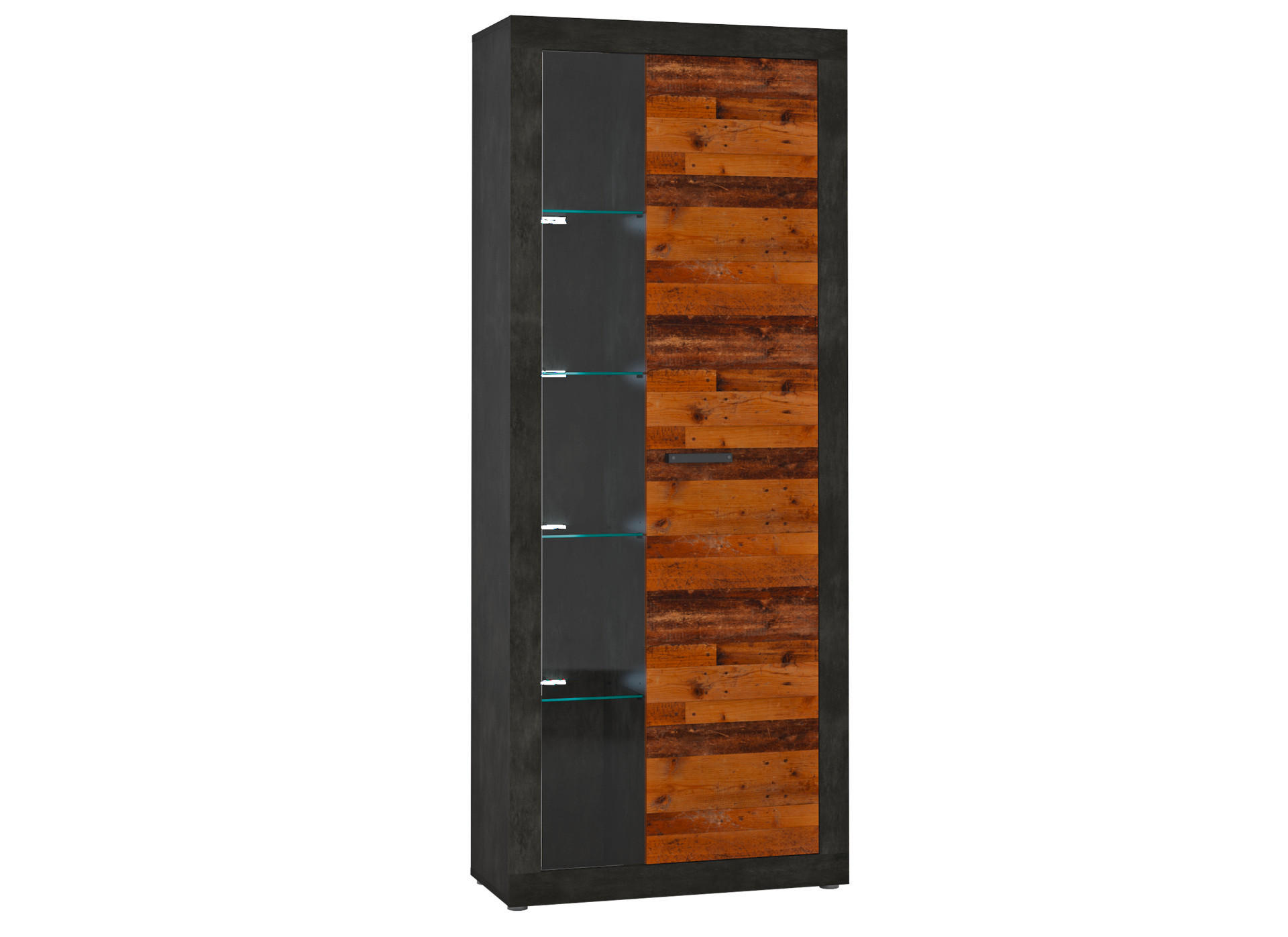 Standvitrine Kassel B/H/T: ca. 78x192x35 cm Kassel - (78,00/192,00/35,00cm)