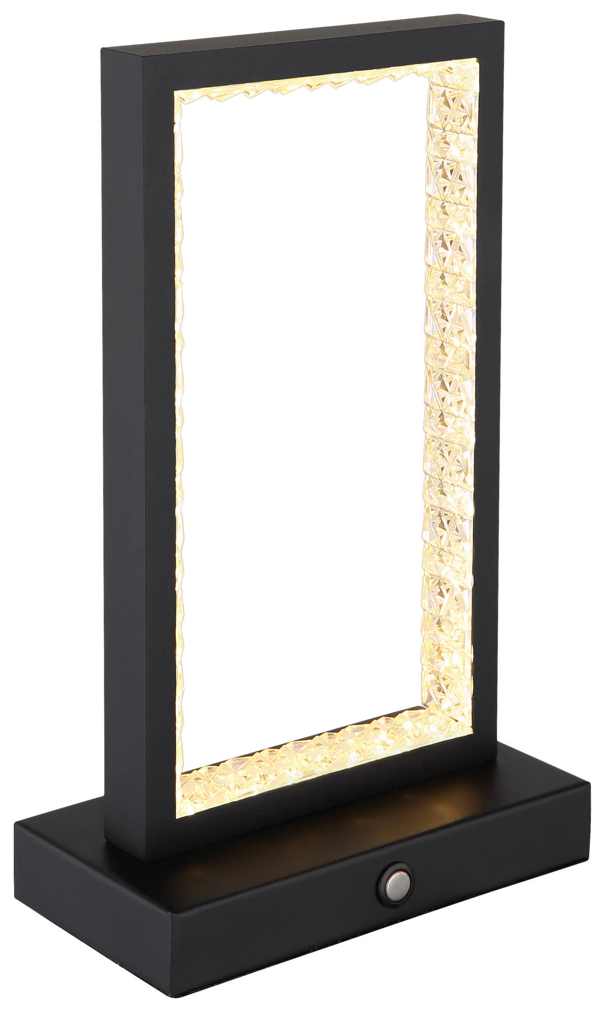 GLOBO LED-Tischleuchte transparent silber Acryl Aluminium B/H/T: ca. 7,5x23x14 cm SAMEGA - transparent/silber (7,50/23,00/14,00cm) - GLOBO