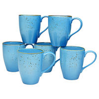 CreaTable Kaffeebecher NATURE COLLECTION blau Steinzeug NATURE COLLECTION - blau - CreaTable