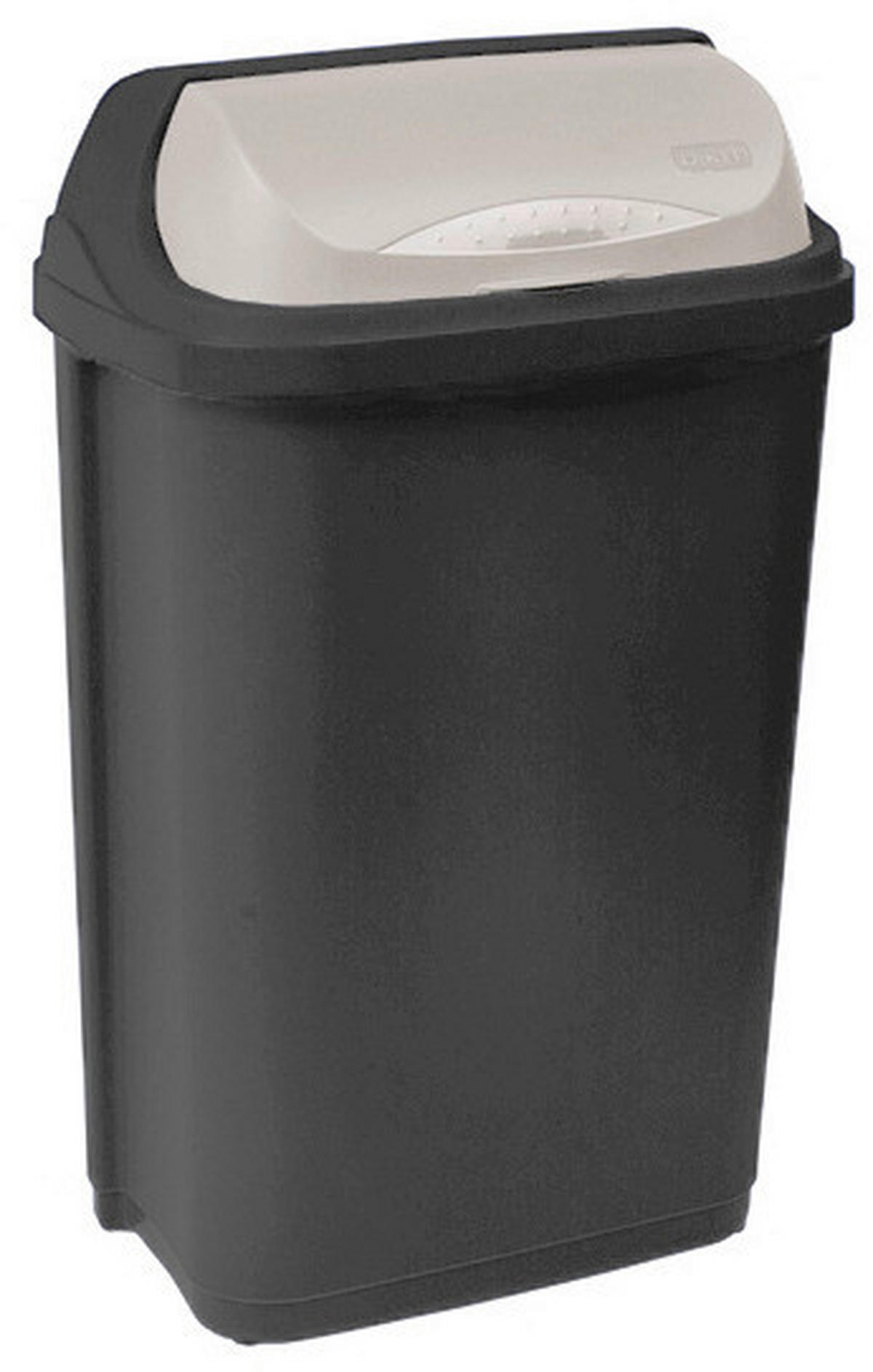 keeeper Abfalleimer Graphit B/H/L: ca. 19x39x26 cm Abfalleimer_Rasmus - creme/Graphit (26,00/19,00/39,00cm) - keeeper