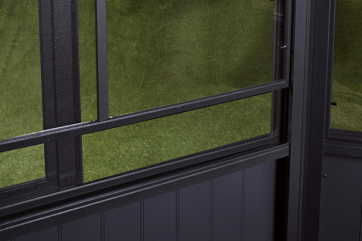 Sojag Terrassenüberdachung Mural anthrazit Aluminium B/H/L: ca. 404x244,5x308,96 cm Mural - anthrazit (308,96/404,00/244,50cm) - Sojag