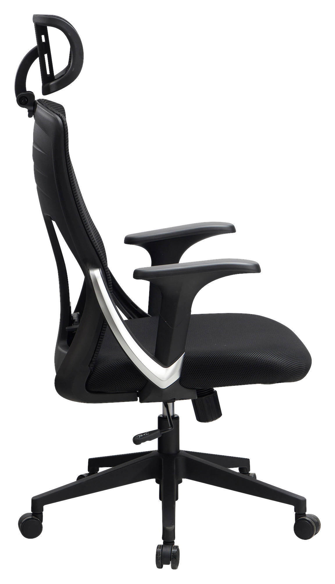 Drehstuhl schwarz Bürostuhl - schwarz (65,00/123,00/65,00cm) - Amstyle