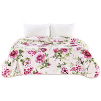 Wohndecke Multifunktionsdecke_Bosporus Rosen - natur (200,00/240,00cm)