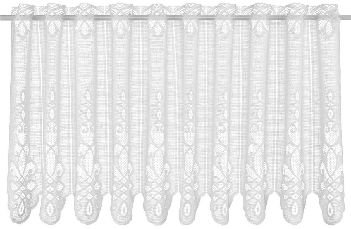 Scheibengardine Borkum weiß B/L: ca. 150x50 cm Borkum - weiß (150,00/50,00cm) - POCOline
