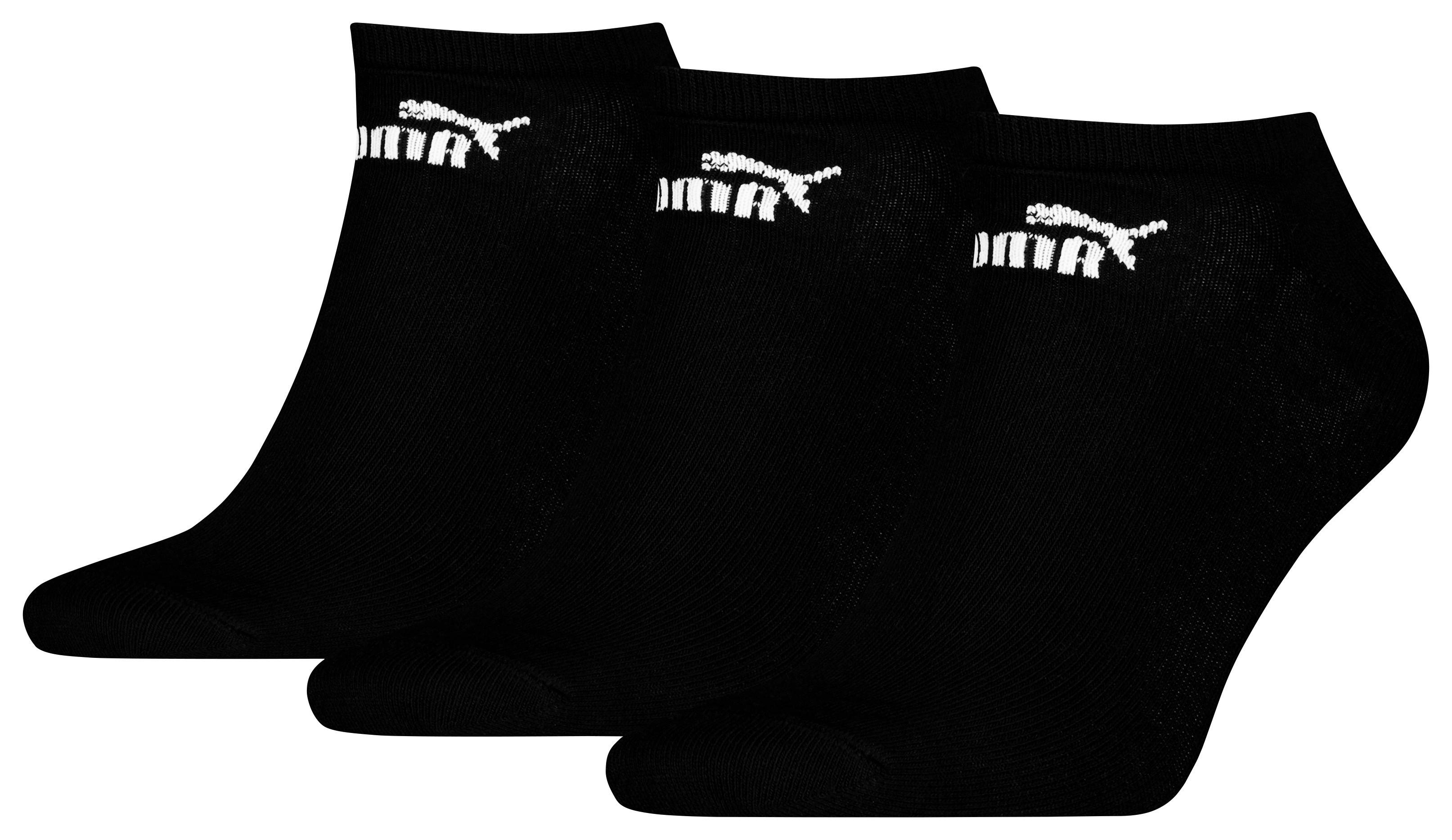 Damen & Herren-Socken Puma schwarz 3 Packstücke Größe 39-42 Puma - schwarz - Puma