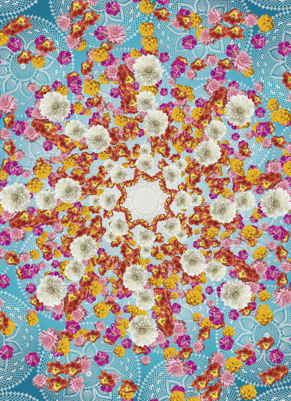 Komar Fototapete Happiness 4-969 multicolor B/H: ca. 184x254 cm Happiness 4-969 - multicolor (184,00/254,00cm) - Komar