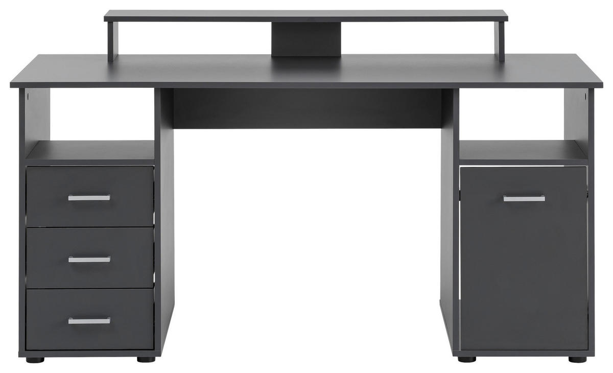 Schreibtisch Niels anthrazit B/H/T: ca. 150x86,7x70 cm Niels - anthrazit (150,00/86,70/70,00cm) - Möbelpartner