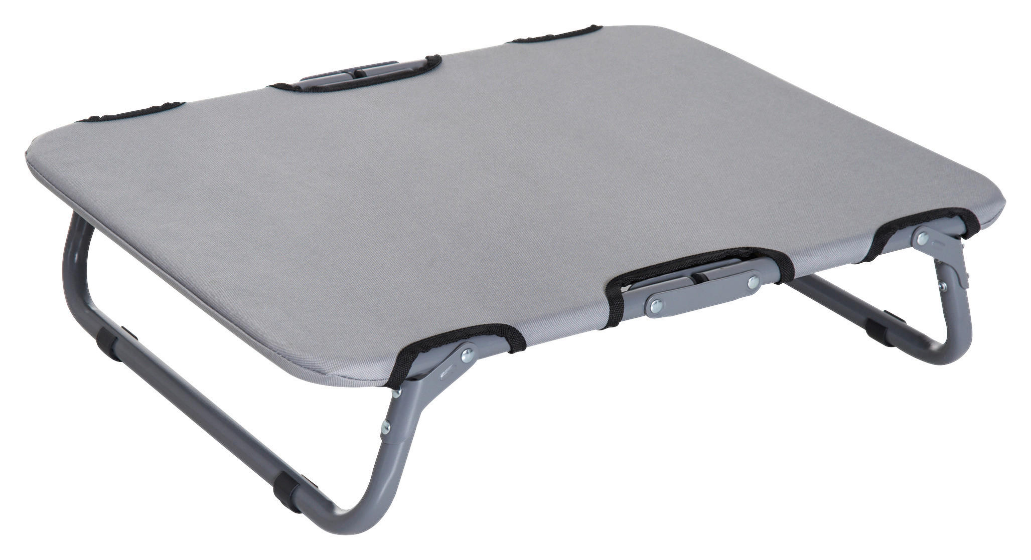 PawHut Hundebett grau Stahl B/H/L: ca. 46x15x59 cm Hundebett - grau (59,00/46,00/15,00cm) - PawHut