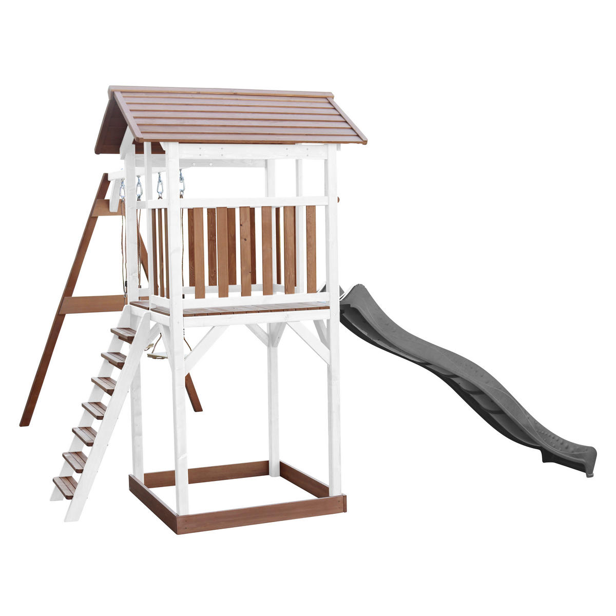 AXI Spielturm Beach Tower braun B/H/L: ca. 357x242x349 cm Beach Tower - braun/weiß (349,00/357,00/242,00cm) - AXI