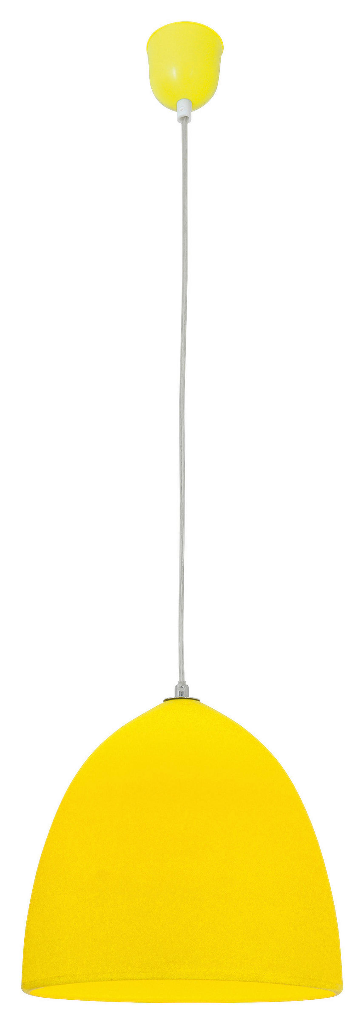 Näve Leuchten Pendelleuchte 6063515 gelb Kunststoff B/H/T: ca. 25x110,8x25 cm E27 1 Brennstellen Catinus - gelb (25,00/110,80/25,00cm) - Näve Leuchten