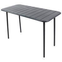 VCM Gartentisch Sumila schwarz Metall B/H/L: ca. 110x72x55 cm Sumila - schwarz (55,00/110,00/72,00cm) - VCM
