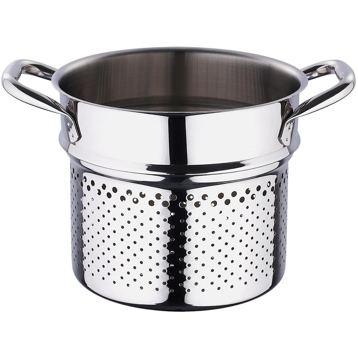 BERGNER Topfset Gourmet silber Edelstahl 3 tlg. Gourmet - silber - BERGNER