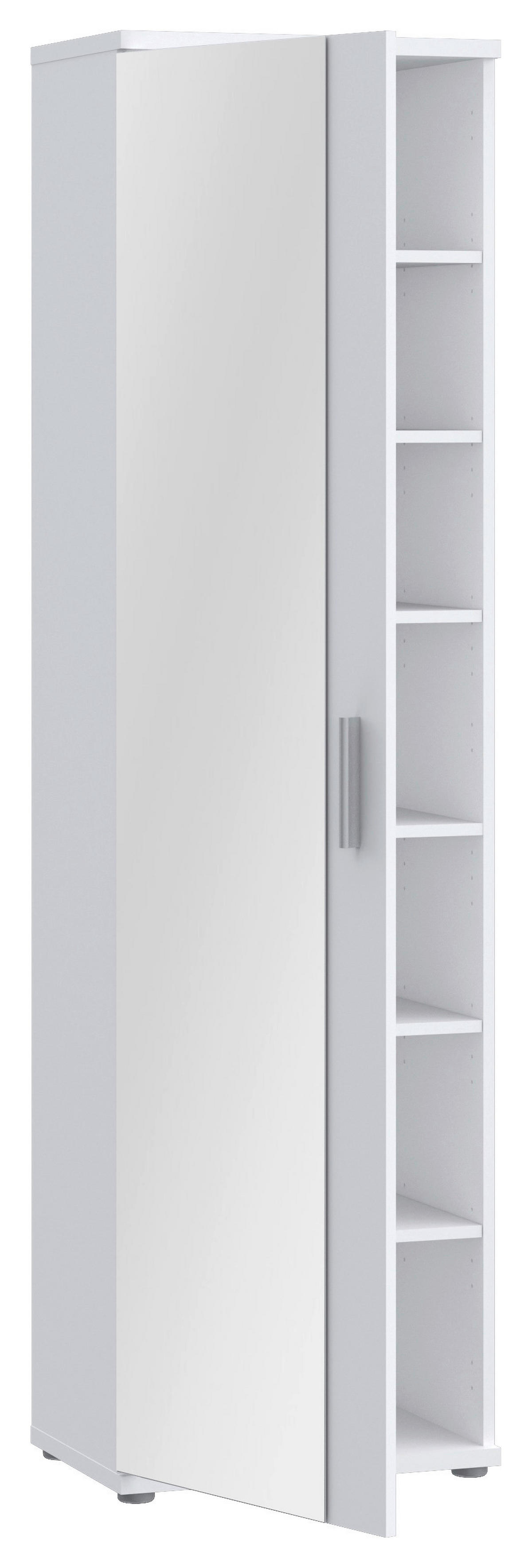 Mehrzweckschrank  weiß B/H/T: ca. 50x179x35 cm Net_Mehrzweckschrank MS162-120 - weiß (50,00/179,00/35,00cm)