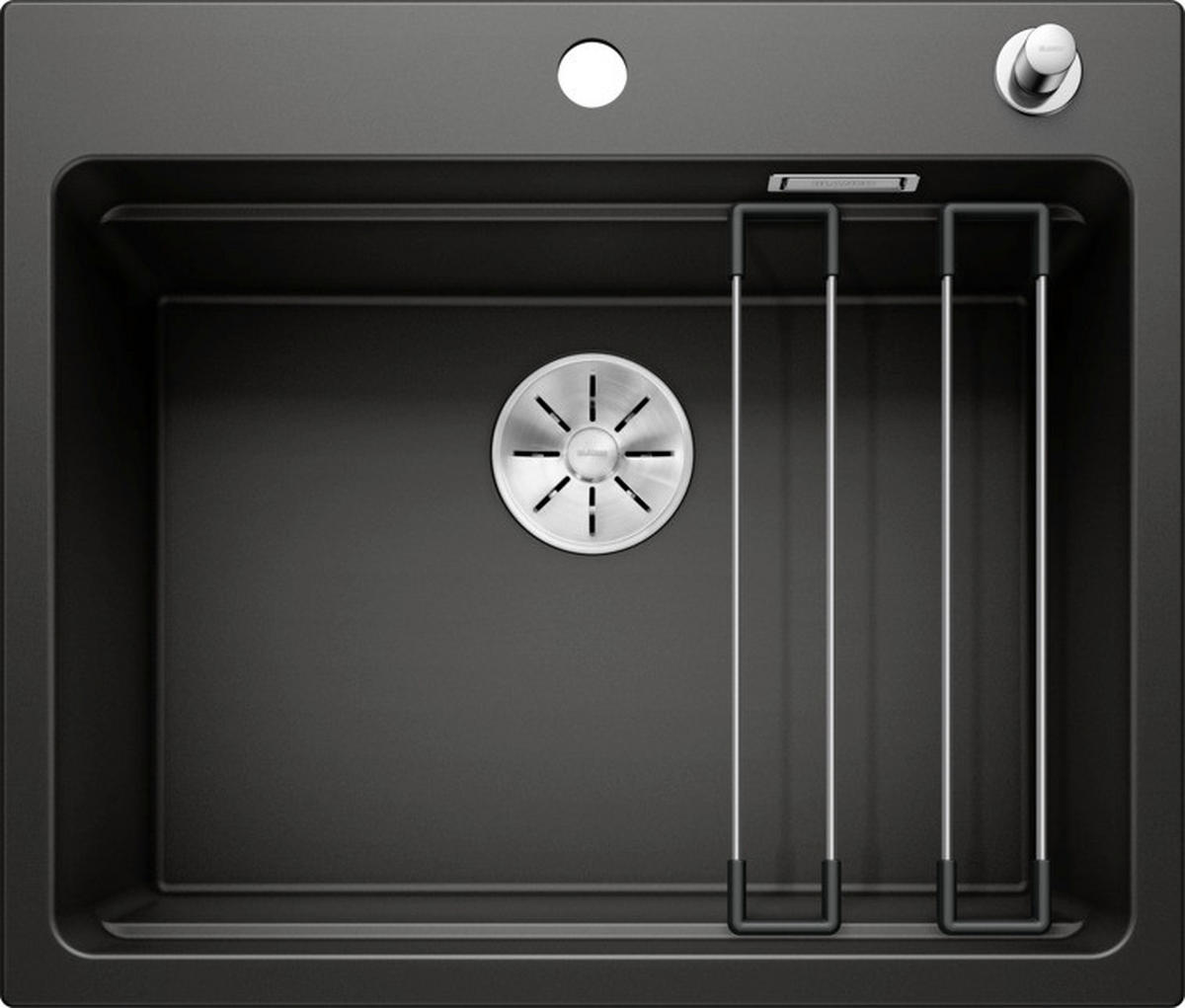 BLANCO Einbauspüle Etagon 6,525889 schwarz Silgranit B/H/T: ca. 60x22x51 cm Etagon 6,525889 - schwarz (60,00/22,00/51,00cm) - BLANCO