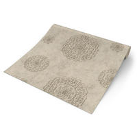 Rasch Vliestapete Ornament beige gold B/L: ca. 53x1005 cm Vliestapete_540536 - beige/gold (53,00/1005,00cm) - Rasch
