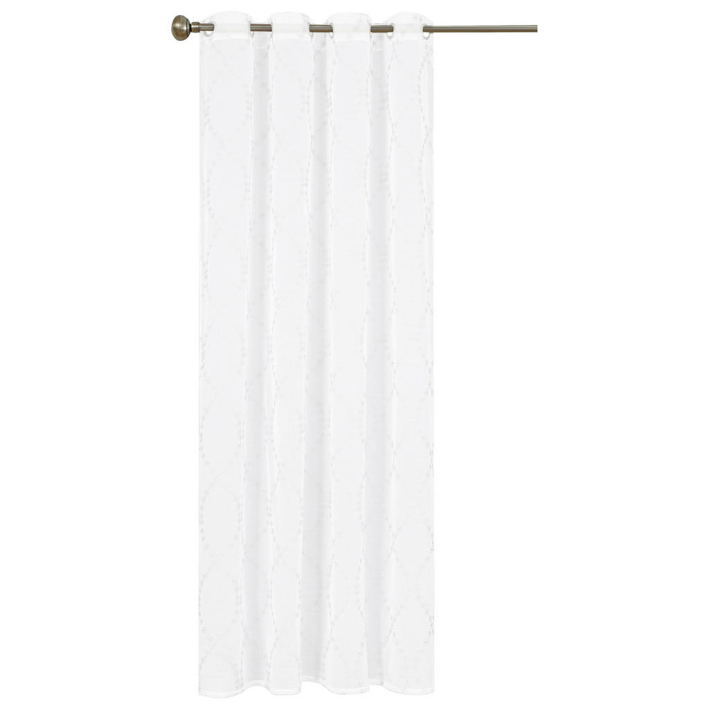 Thumbnail - home Topline Ösenvorhang Nora weiß B/L: ca. 135x245 cm