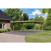 Karibu Carport Classic 1A B/H/T: ca. 598x237x480 cm Classic 1A - natur (598,00/237,00/480,00cm) - Karibu