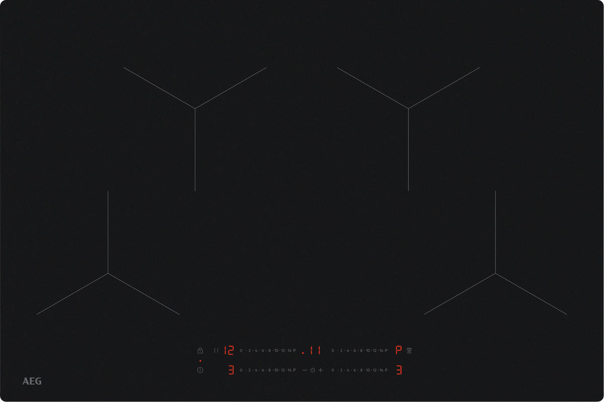 AEG Backofen-Set XXXL80 schwarz B/H/T: ca. 59,5x59,4x56,7 cm XXXL80 - schwarz (59,50/59,40/56,70cm) - AEG