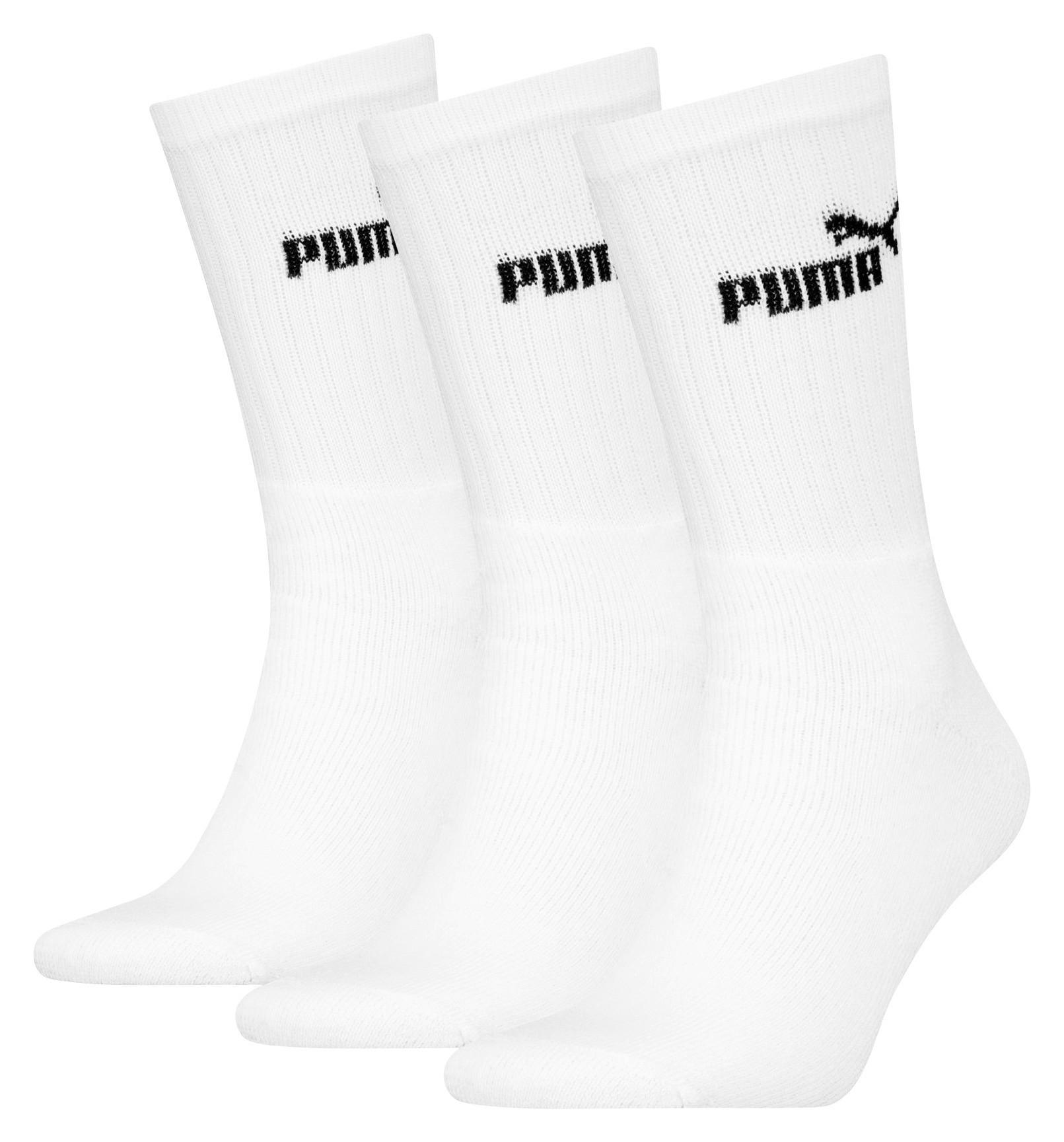 Puma Damen & Herren-Socken Puma weiß 3 Packstücke Größe 39-42 Puma - weiß - Puma