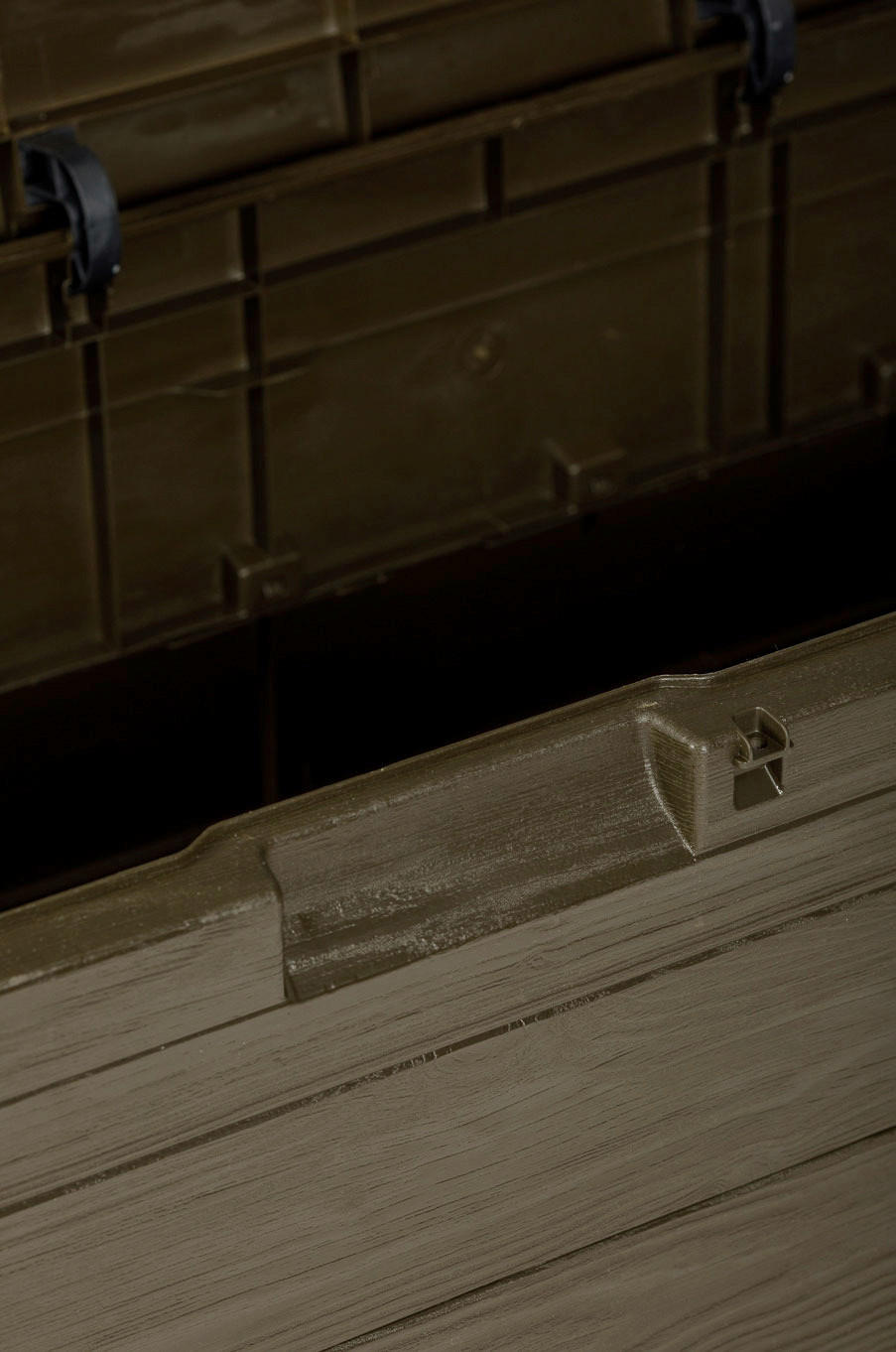 Thumbnail - Toomax Aufbewahrungsbox Woodys braun Kunststoff B/H/L: ca. 56x45x117 cm