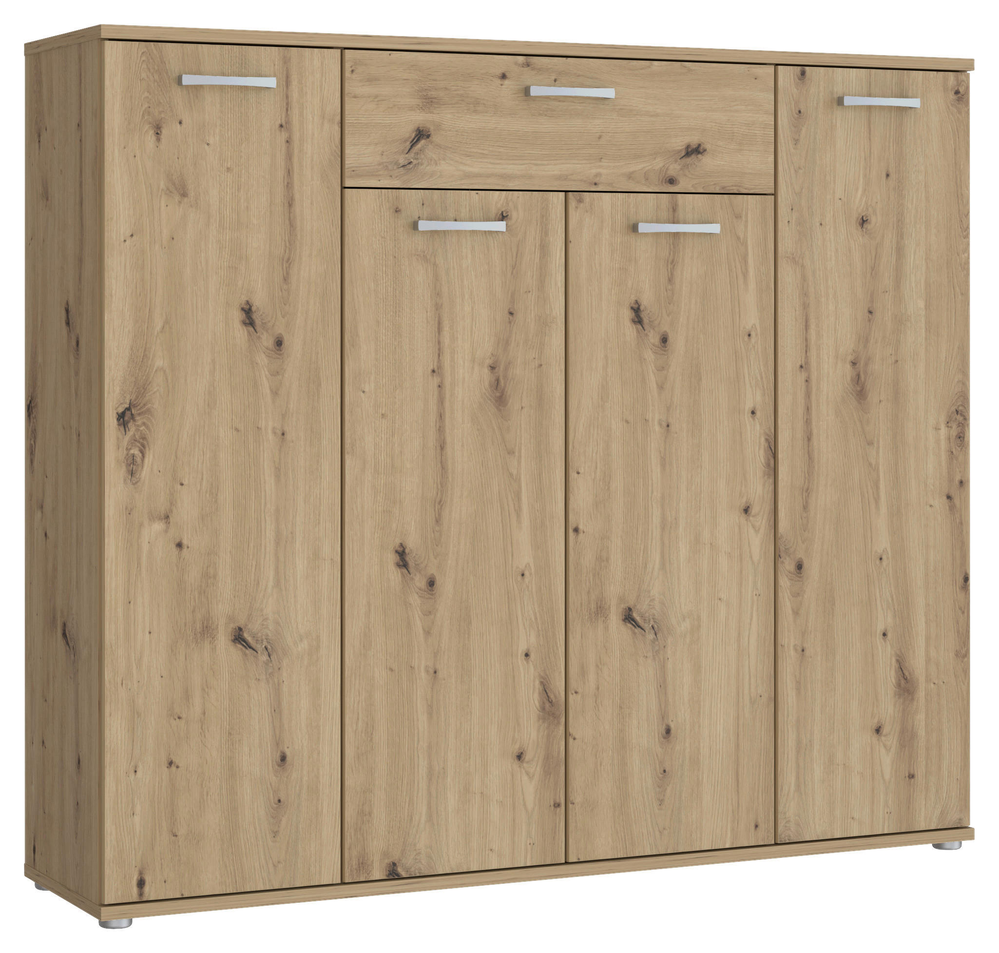 Kommode  Eiche Artisan Nachbildung B/H/T: ca. 139x121x35 cm Rypsyma_Kommode RPSK341-D78 - Eiche (139,00/121,00/35,00cm)