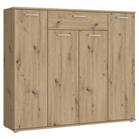 Kommode  Eiche Artisan Nachbildung B/H/T: ca. 139x121x35 cm Rypsyma_Kommode RPSK341-D78 - Eiche (139,00/121,00/35,00cm)