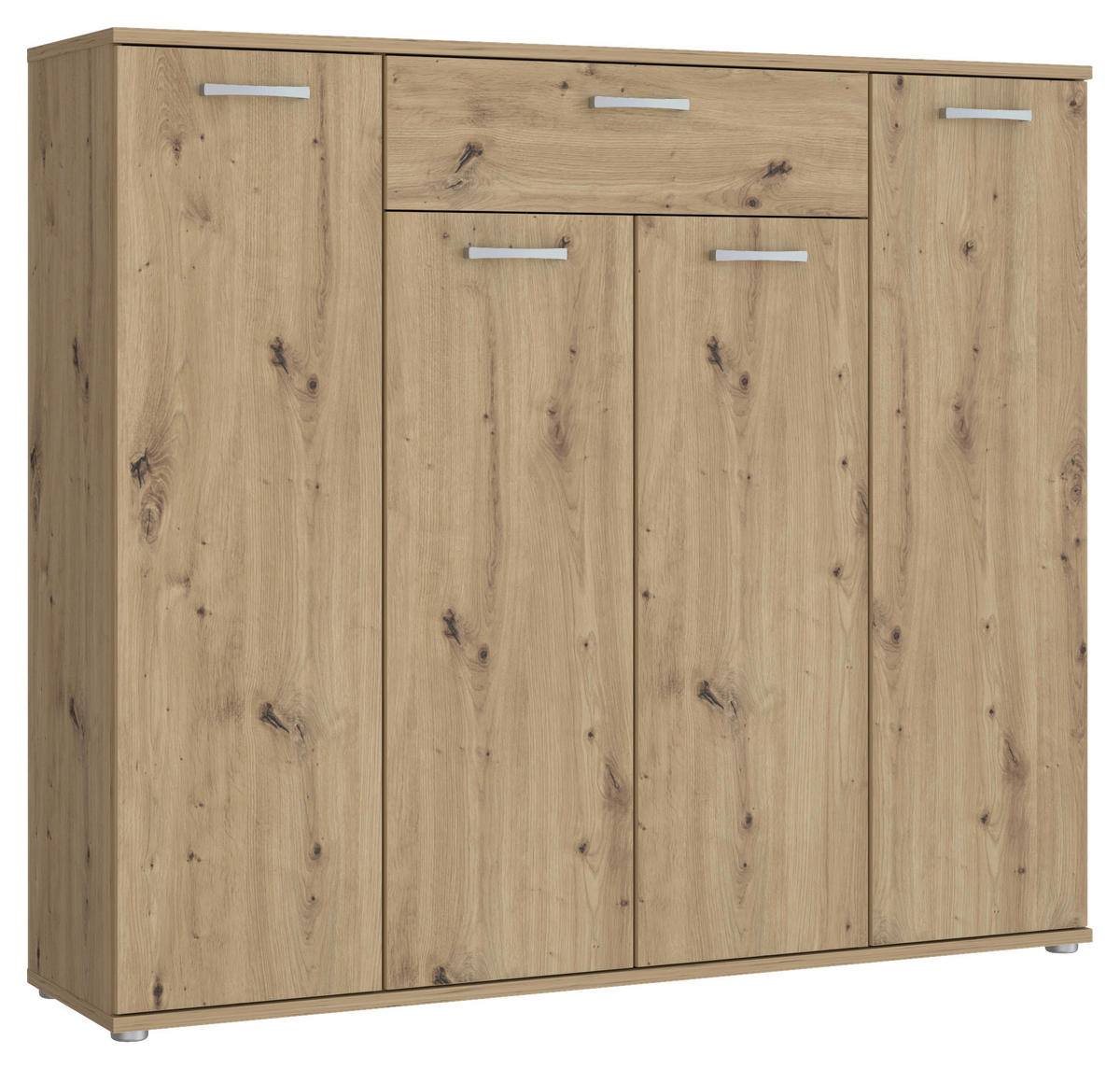 Kommode  Eiche Artisan Nachbildung B/H/T: ca. 139x121x35 cm Rypsyma_Kommode RPSK341-D78 - Eiche (139,00/121,00/35,00cm)